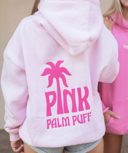Classic Puff Hoodies in Blush