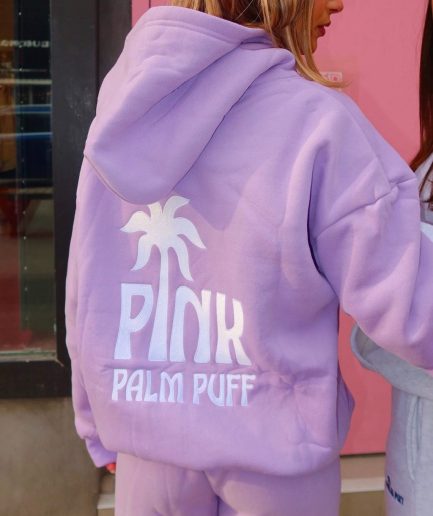 Classic Puff Hoodies in Orchid